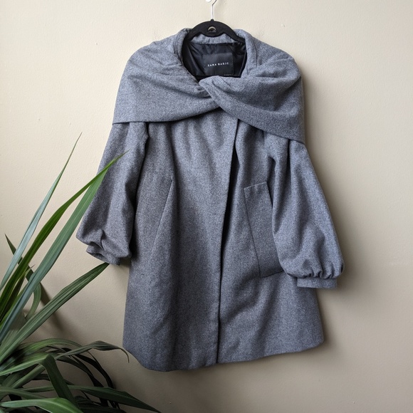 zara hooded cape